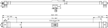 ABUS Panzerriegel PR2700 für Haus- und Wohnungstüren ohne Zylinder, weiß, 49099 - 4