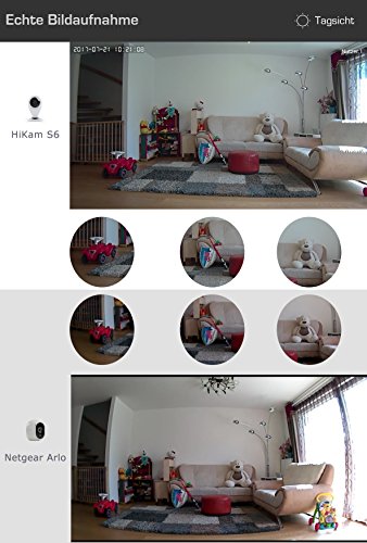 HiKam S6: Die Kamera für ein sicheres Zuhause (Überwachungskamera mit Personendetektion IP Kamera HD mit deutscher App/Anleitung/Support) - 3