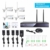 4CH 1080p HD Überwachungskamera CCTV System mit WiFi NVR/WLAN IP Kamera Überwachungskamera Set 4Pcs 1080P Überwachungskamera Aussen WLAN,20m IR Nachtsicht, Bewegung Alarm durch - 7