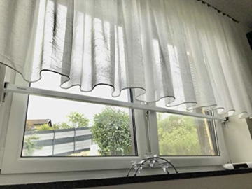 ERABOS® - Einbruchschutz | Sicherungsstange für Fenster/Türen | MIT KIPPSTELLUNGS-SCHUTZ | 57-100cm | MASSIVER STAHL | weiß | auch in BRAUN erhältlich - 2