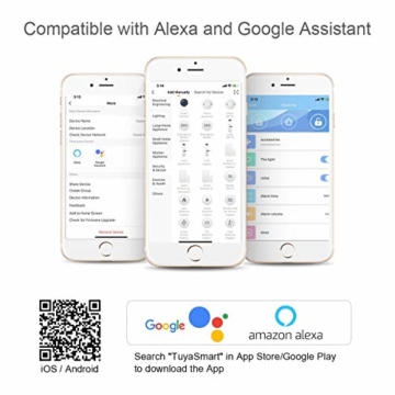 ERAY T1 Alarmanlage WLAN 2,4G, Google Assistant/Alexa/Erweiterbar/App Steuern (iOS/Android)/APP Alarm Push/Bearbeitete Zone-Name/App in Deutsch oder Englisch, Türalarm Fensteralarm für Haus, Büro - 2