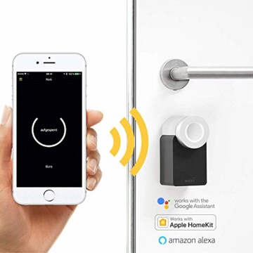 Nuki Combo 2.0 (Smart Lock und WLAN-Bridge) | Elektronisches Türschloss mit Türsensor, nachrüstbar | Bluetooth, WLAN | iPhone & Android | Smart Home - 3