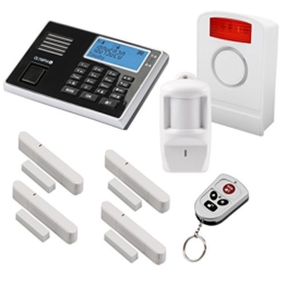 Olympia Protect 9061 GSM Funk Alarmanlage Super-Set mit Außensirene, Bewegungsmelder, Tür Fenster/Kontakten und Fernbedienung - 1