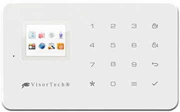 VisorTech Alarmanlage WiFi: WLAN-Alarmanlage XMD-5400.WiFi mit GSM-Handynetz- und Funk-Anbindung (Alarm) - 9