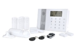 zoomyo GSM Funk Alarmanlagen-Set Z-ALARM-009 inkl. 9-tlg. Zubehör - bis zu 98 Sensoren! Touchbedienfeld und RFID- / Kontaktchip - 1